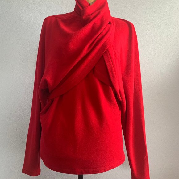 Vintage Peggy Jennings Red Cashmere Sweater - Picture 2 of 12